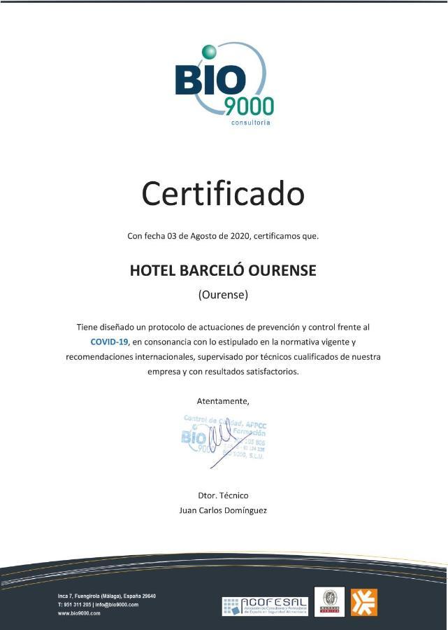 Barceló Ourense Hotel Kültér fotó